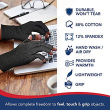 Load image into Gallery viewer, Doctor Developed Arthritis Compression Gloves and DOCTOR WRITTEN HANDBOOK -Relieve Arthritis Symptoms, Raynauds Disease & Carpal Tunnel (X-Large, 1 Pair)